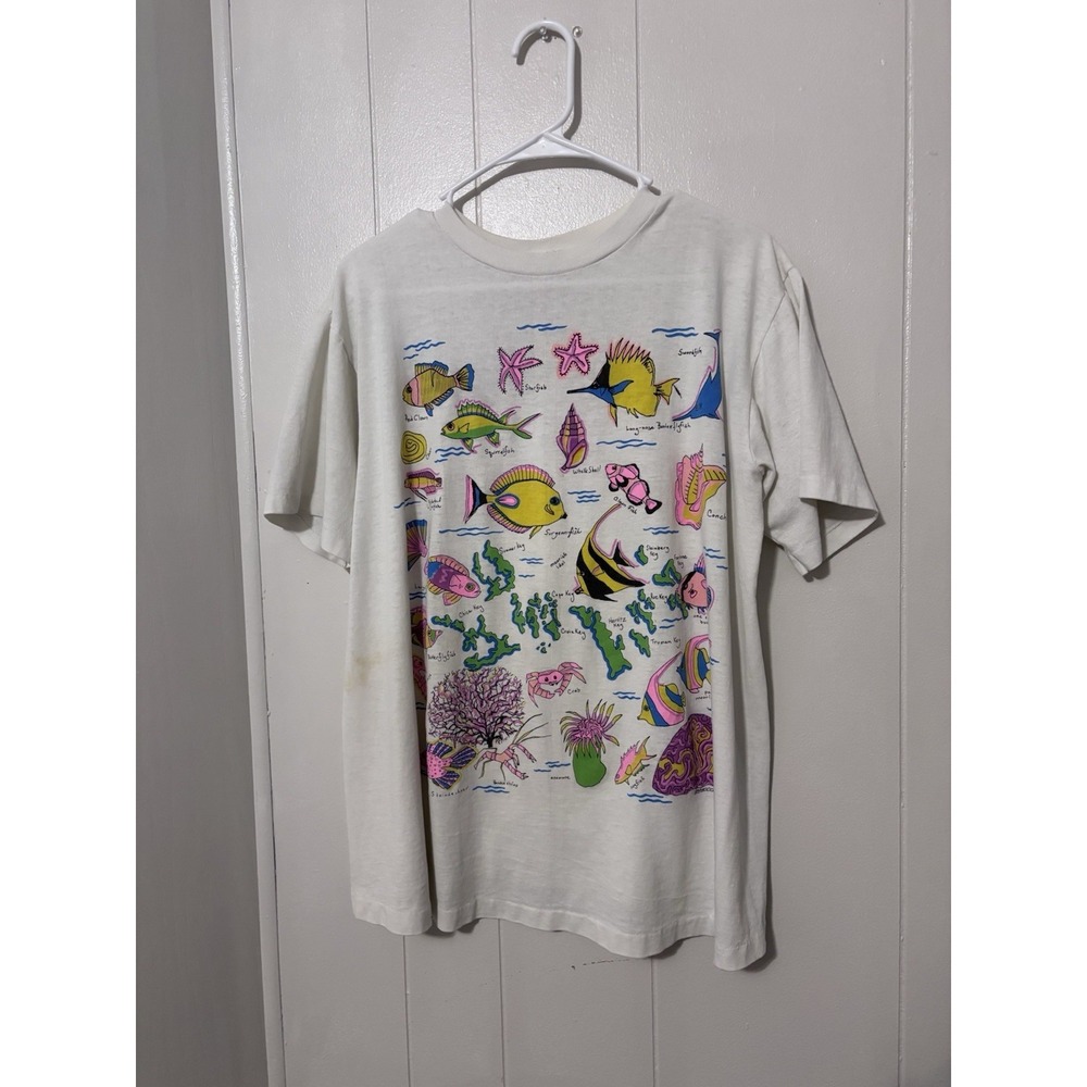 Vintage 90s Graphic streetwear Fish Tshirt Maternity Brand Womens